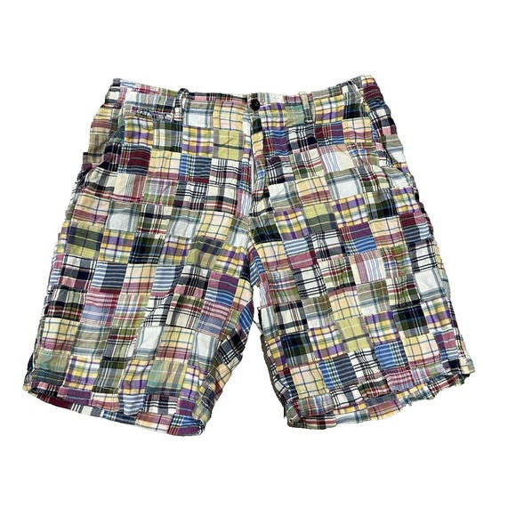 J.CREW Other - J.Crew Men's Madras Field Shorts Size 36W Plaid Casual Summer Preppy